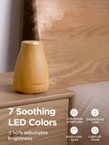 InnoGear difusor con luces LED multicolor creando ambiente relajante y regulable
