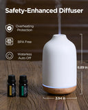 InnoGear difusor en uso emitiendo vapor constante para ambiente confortable