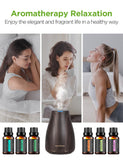InnoGear etiqueta de aceite de lavanda destacando pureza y aroma calmante