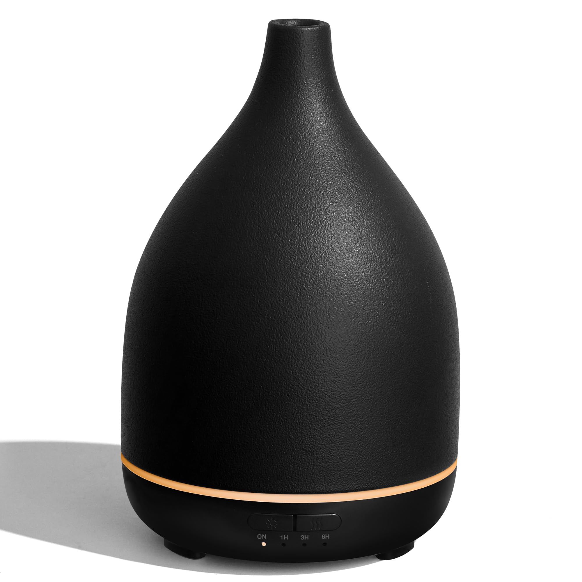 InnoGear vista frontal del difusor cerámico mostrando diseño elegante y beneficio ambientador