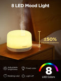 InnoGear iluminación ambiental con ocho colores creando atmósfera relajante