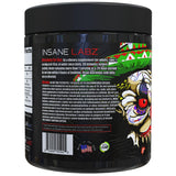 Insane Labz vaso mezclado en uso demostrando enfoque y rendimiento