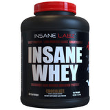 Insane Labz envase frontal chocolate mostrando etiqueta y beneficio recuperación