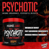 Insane Labz etiqueta Hellboy Edition con lista de ingredientes visibles