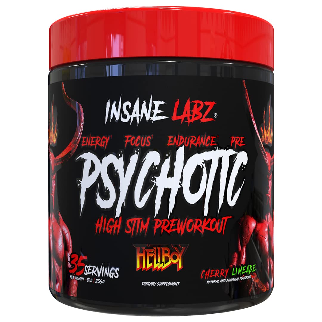 Insane Labz Hellboy Edition frontal mostrando diseño y tamaño del envase, impacto visual