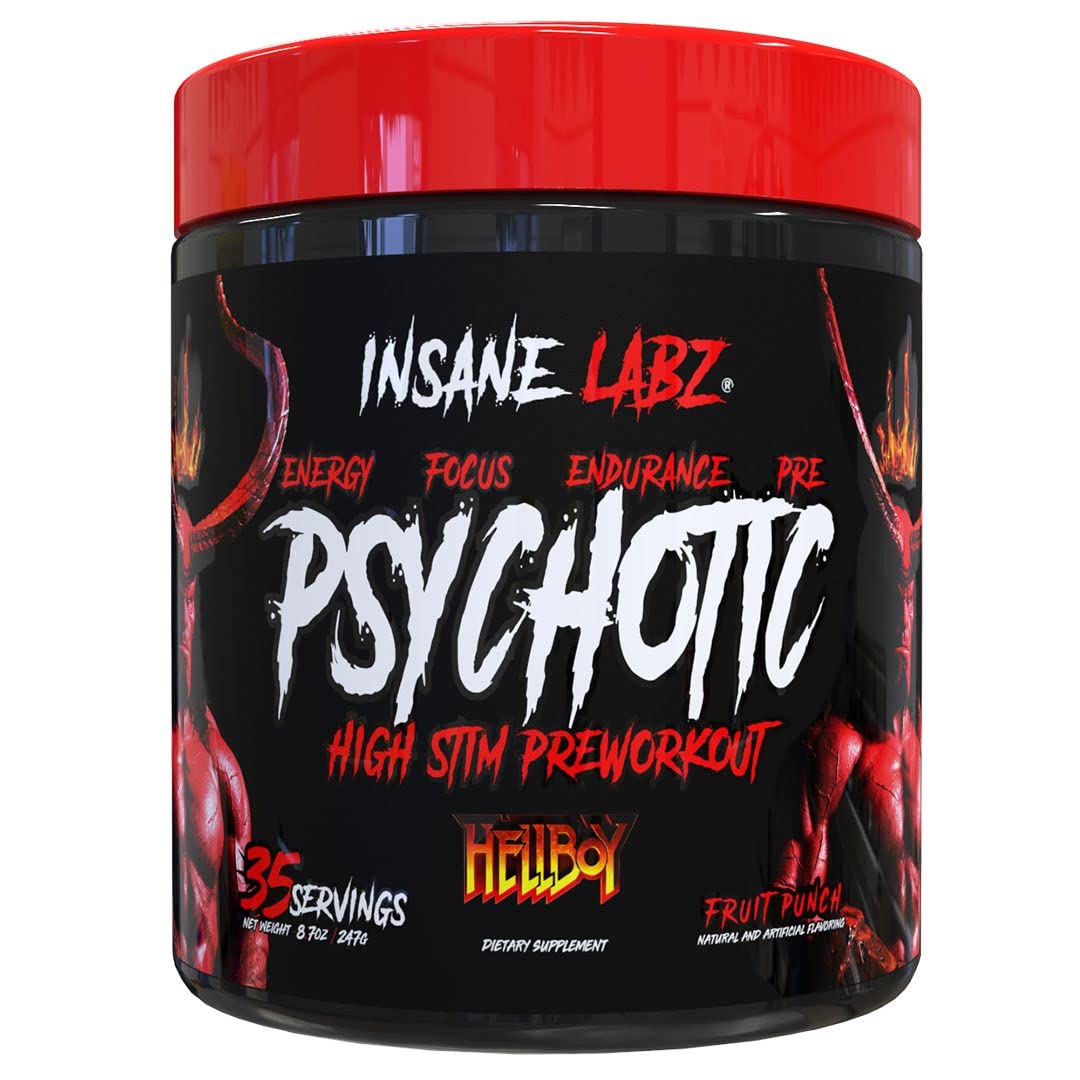 Insane Labz Hellboy edición frontal del envase mostrando marca y sabor Fruit Punch