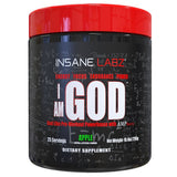 Insane Labz frasco frontal sabor manzana mostrando diseño y energía