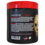 Insane Labz Insane Veinz disuelto en vaso, imagen que sugiere mezcla rápida y sabor agradable