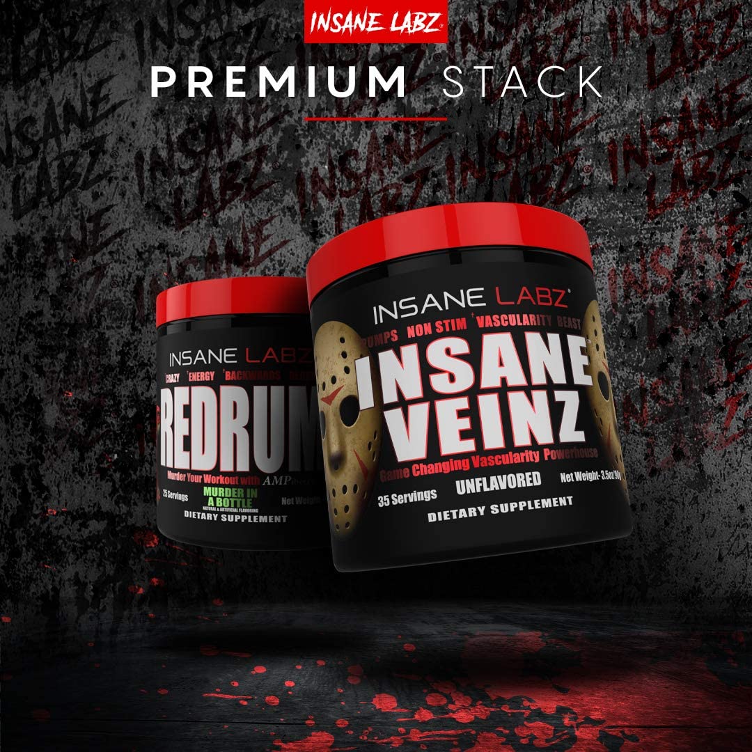 Producto Insane Labz en uso durante rutina de pesas mostrando pump