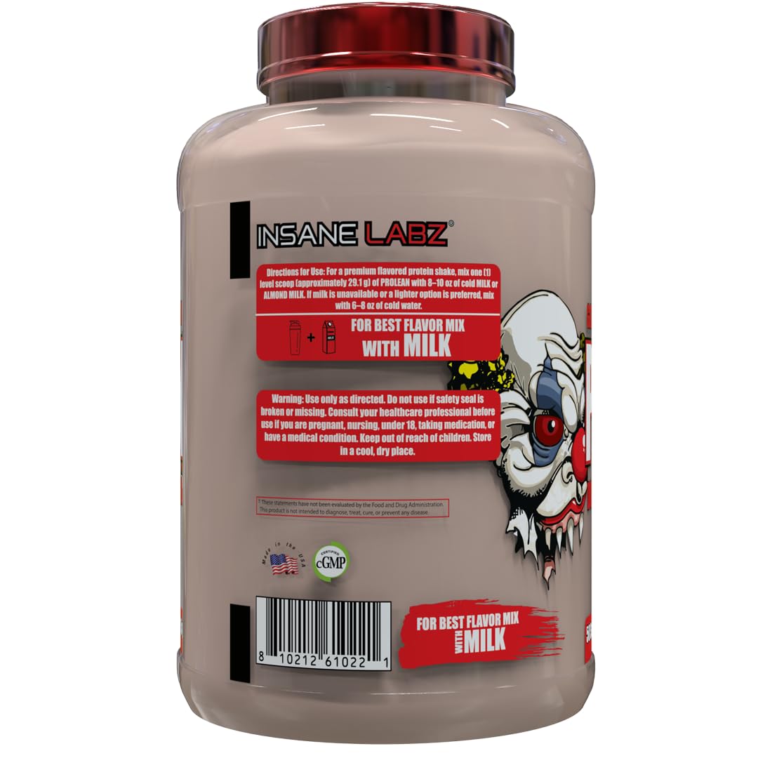 Insane Labz ProLean batido en vaso listo para consumo, apoyo proteico rápido