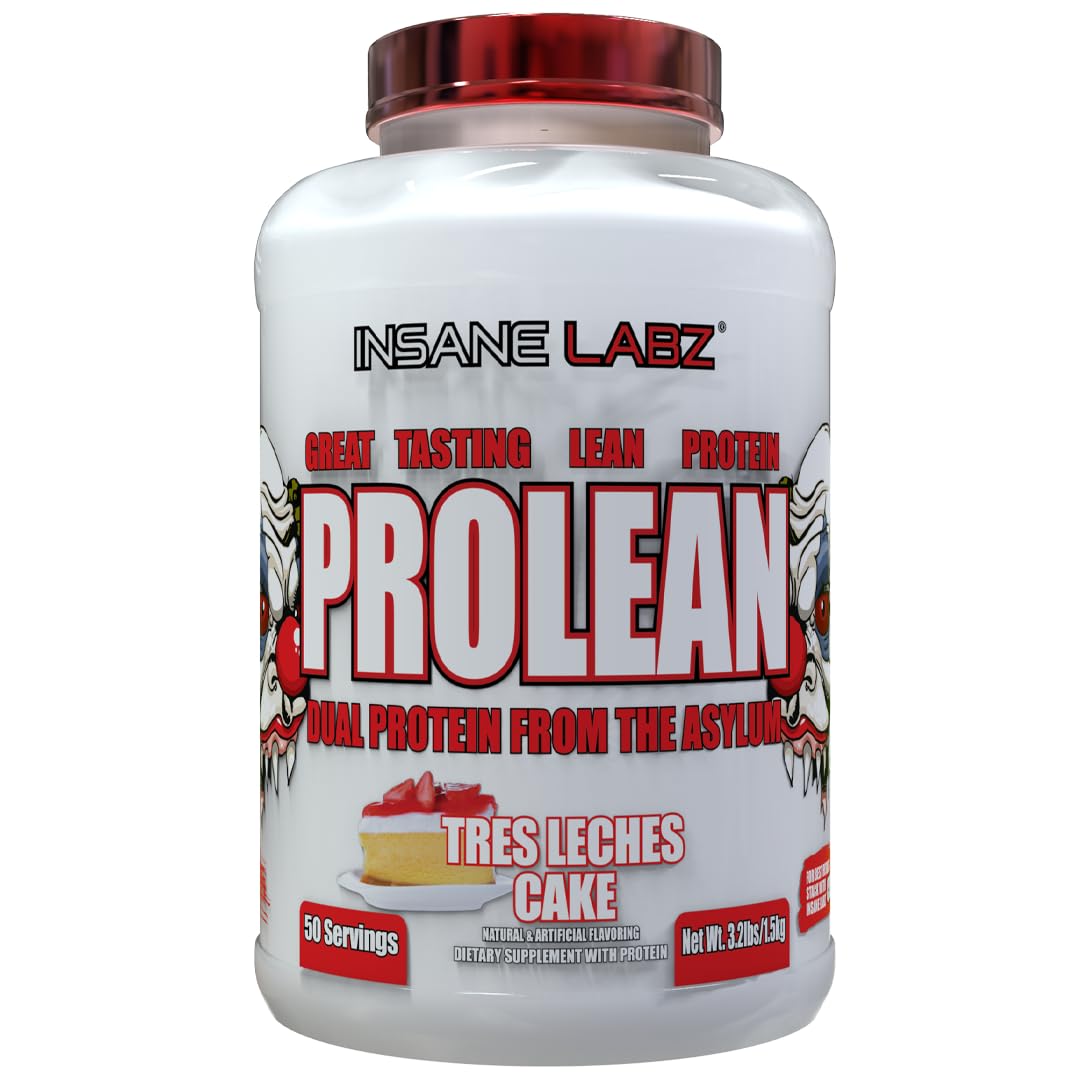Insane Labz ProLean frente del envase mostrando etiqueta y beneficios