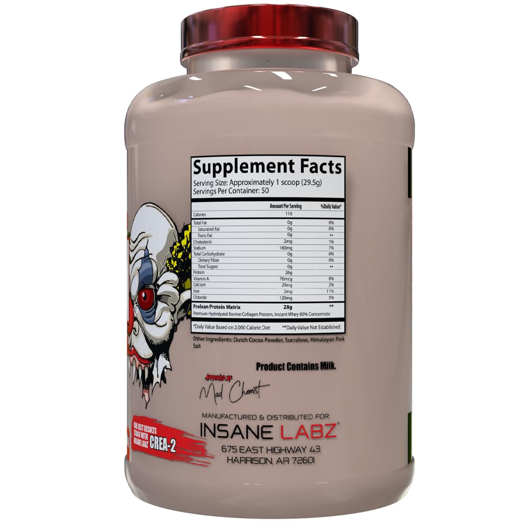 Insane Labz ProLean textura del polvo fino y fácil de mezclar para batidos