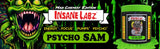Insane Labz envase en mano comparado para escala, práctico para llevar al gym