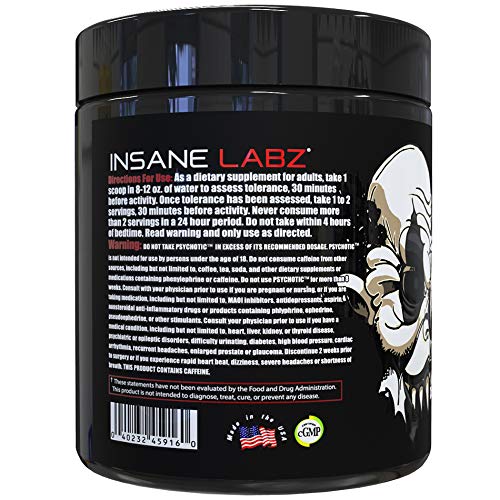 Insane Labz cuchara midiendo polvo para una dosis precisa