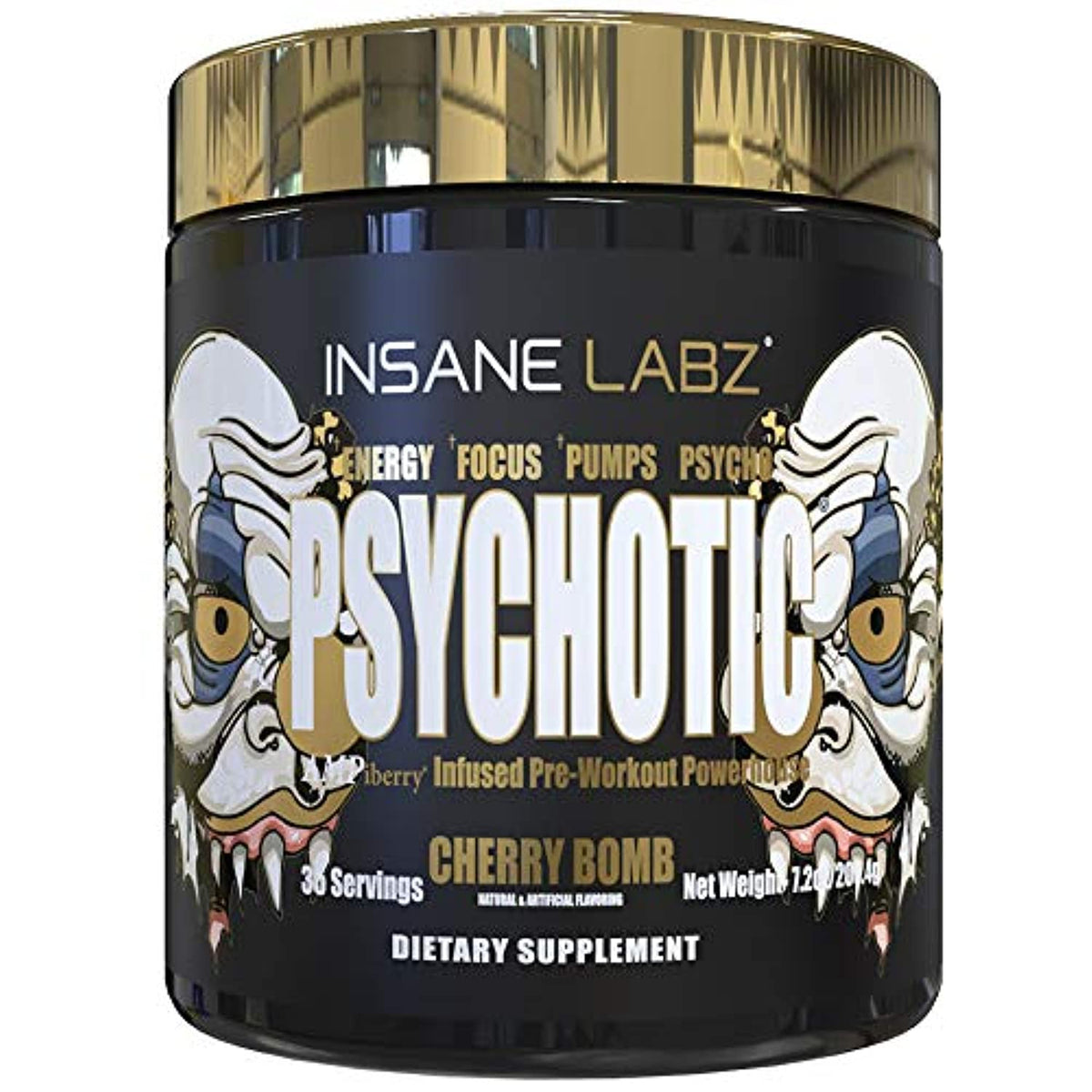 Insane Labz envase frontal mostrando diseño y cantidad 35 servicios
