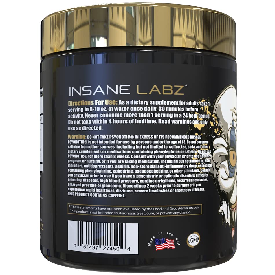 Insane Labz polvo morado en primer plano mostrando textura fina y mezcla fácil