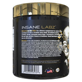 Insane Labz textura del polvo muestra mezcla fina y solubilidad rápida