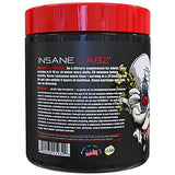 Polvo naranja de Insane Labz Psychotic en close-up, textura fina para fácil disolución
