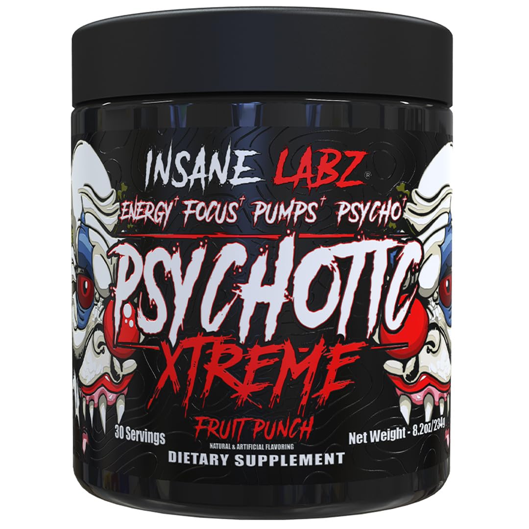 Insane Labz envase frontal mostrando la etiqueta y beneficios energéticos