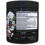 Insane Labz polvo textura fruit punch para mezclar y preparar bebidas energéticas