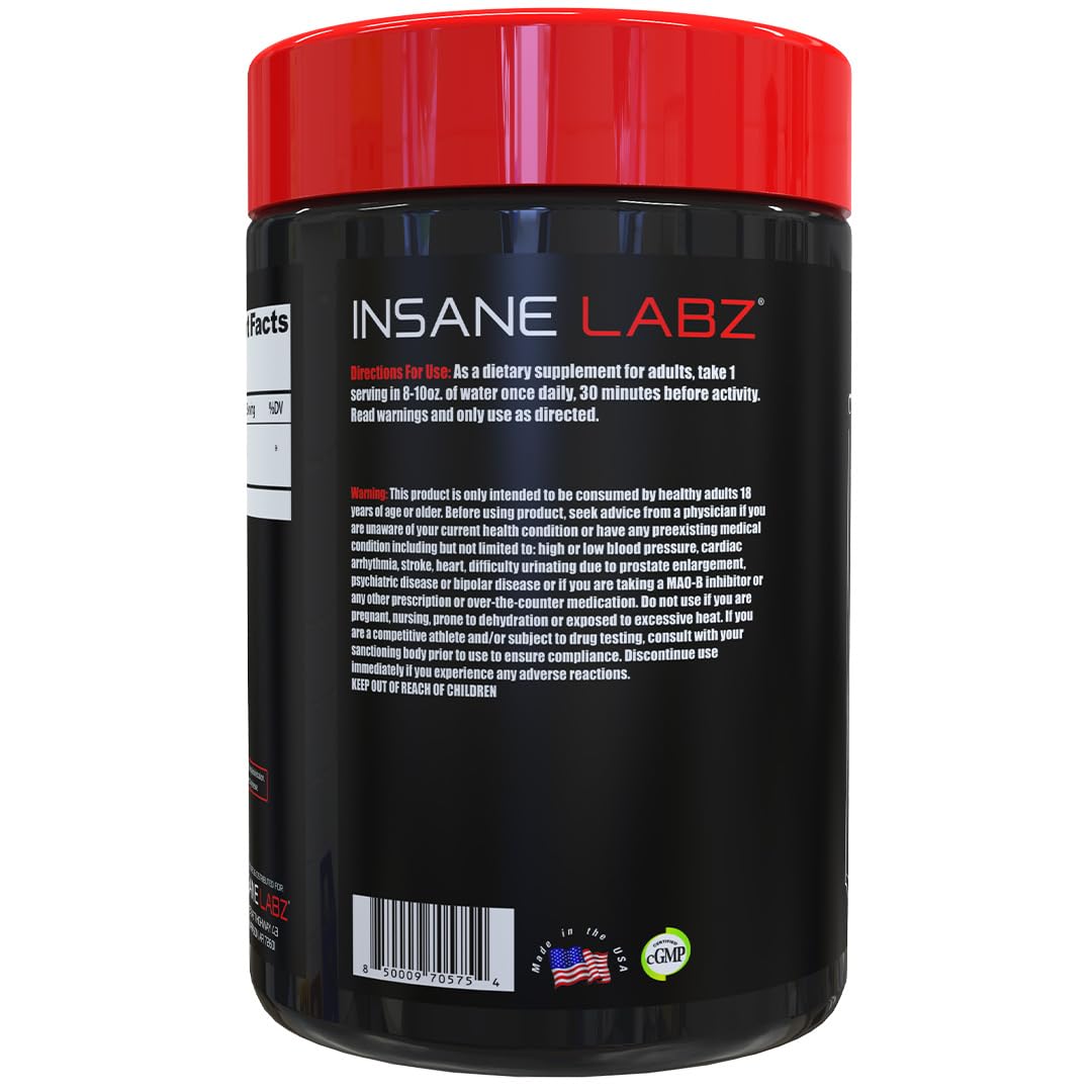 Insane Labz polvo de creatina textura cercana, fácil disolución y mezcla