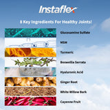 Instaflex etiqueta con lista de ingredientes clave y transparencia