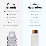 Instant Hydration primer plano de sal gris francesa mostrando minerales traza