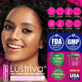InstaRelief ingredientes Lustriva biotina arginina silicio para absorción