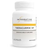 Integrative Therapeutics Theracurmin HP vista frontal del frasco mostrando diseño y tamaño