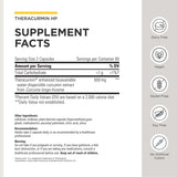 Integrative Therapeutics Theracurmin HP cápsula en mano mostrando tamaño práctico