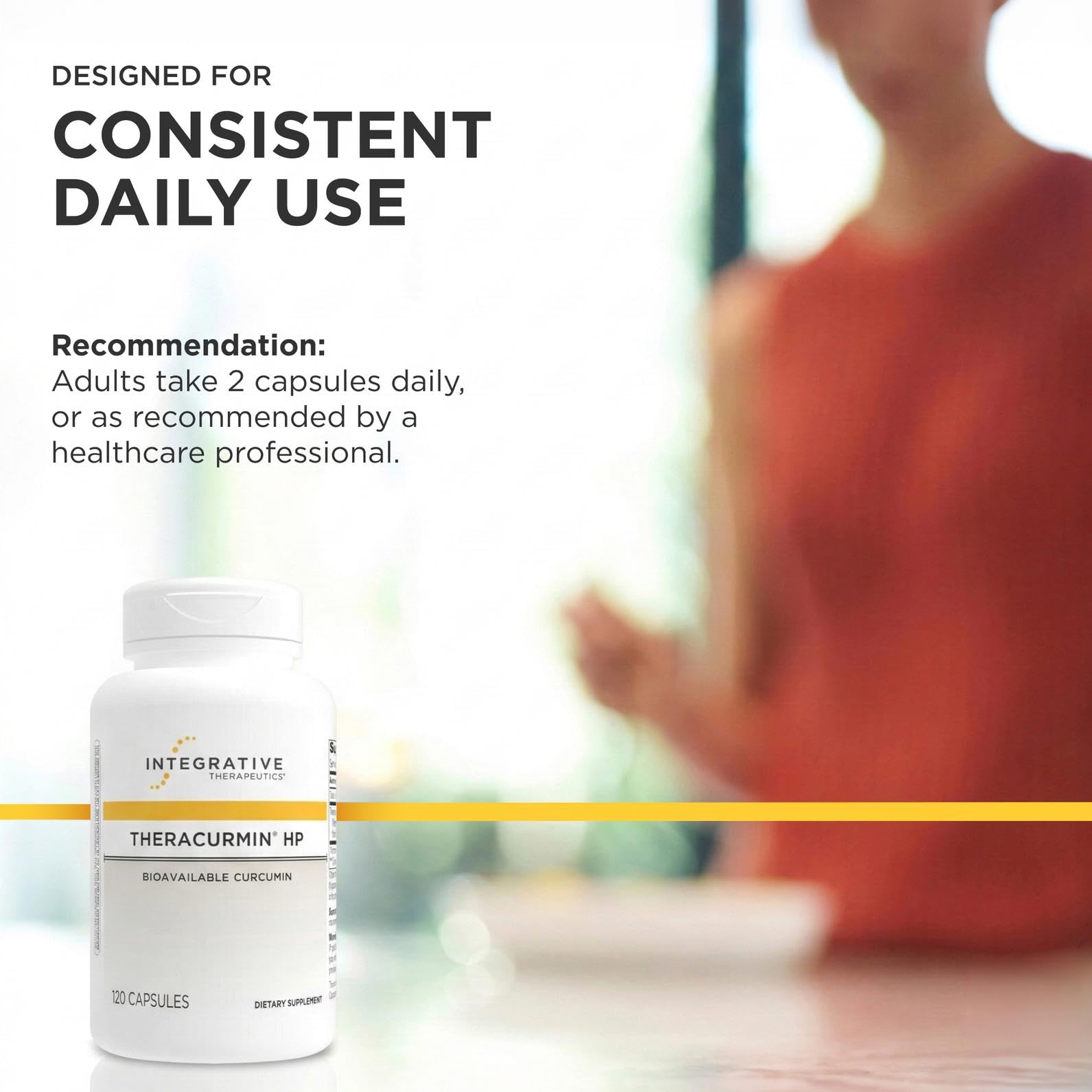 Integrative Therapeutics Theracurmin HP gráfico de biodisponibilidad destacando ventaja