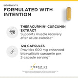 Integrative Therapeutics Theracurmin HP etiqueta y lista de ingredientes para transparencia