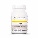 Integrative Therapeutics 5‑HTP frasco frontal mostrando etiqueta y beneficio de apoyo nutricional