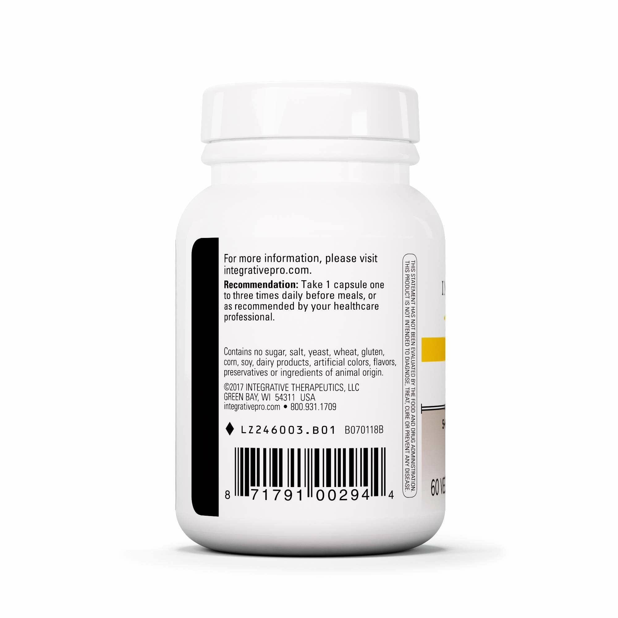 Integrative Therapeutics 5‑HTP polvo de extracto de Griffonia, claridad sobre el origen vegetal