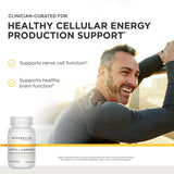 Integrative Therapeutics cápsula en primer plano que resalta pureza y formato vegano