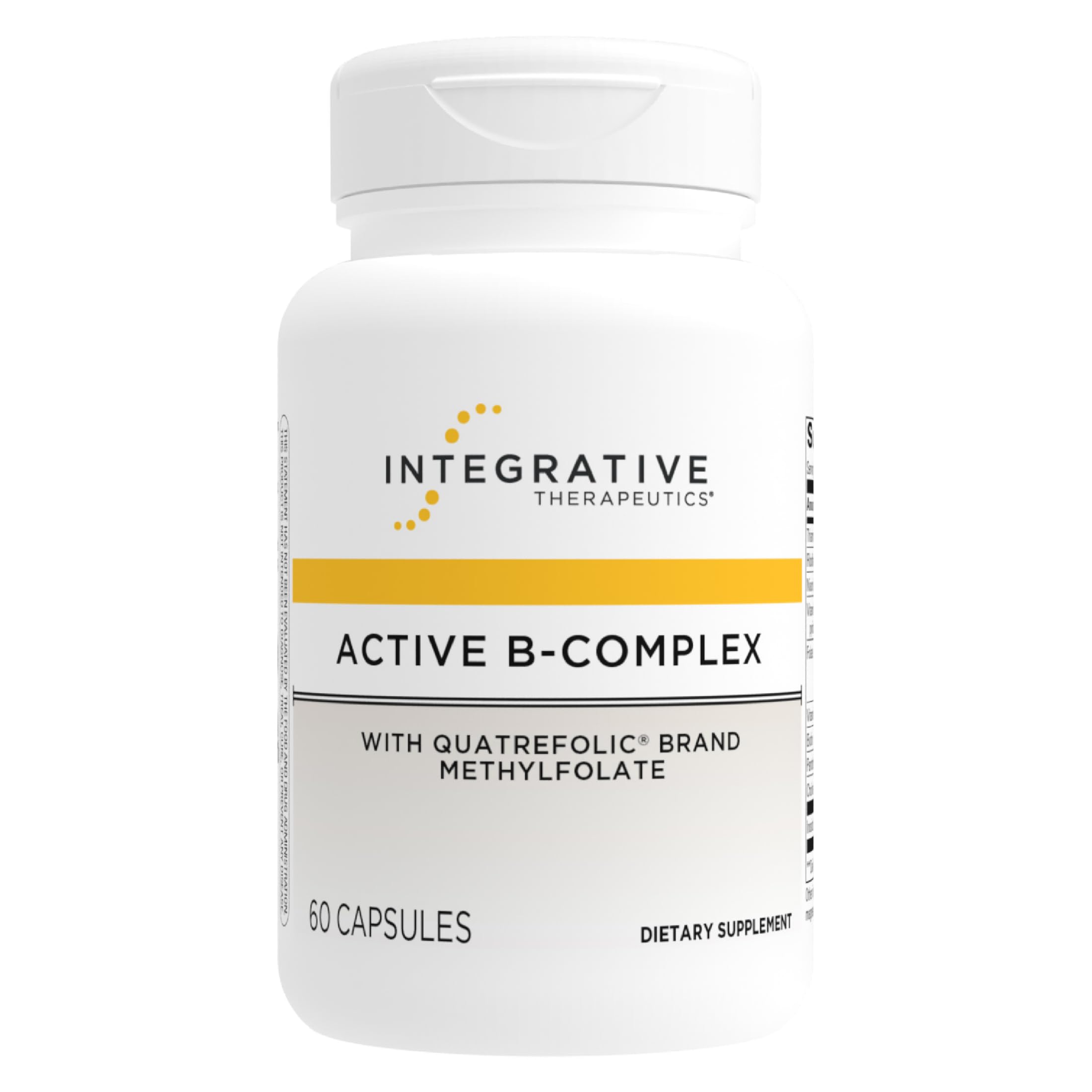 Integrative Therapeutics frente del empaque que muestra cápsulas y beneficios