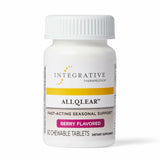 Integrative Therapeutics envase AllQlear frente mostrando diseño y beneficios rápidos