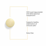 Integrative Therapeutics detalle del polvo de huevo de codorniz como ingrediente clave