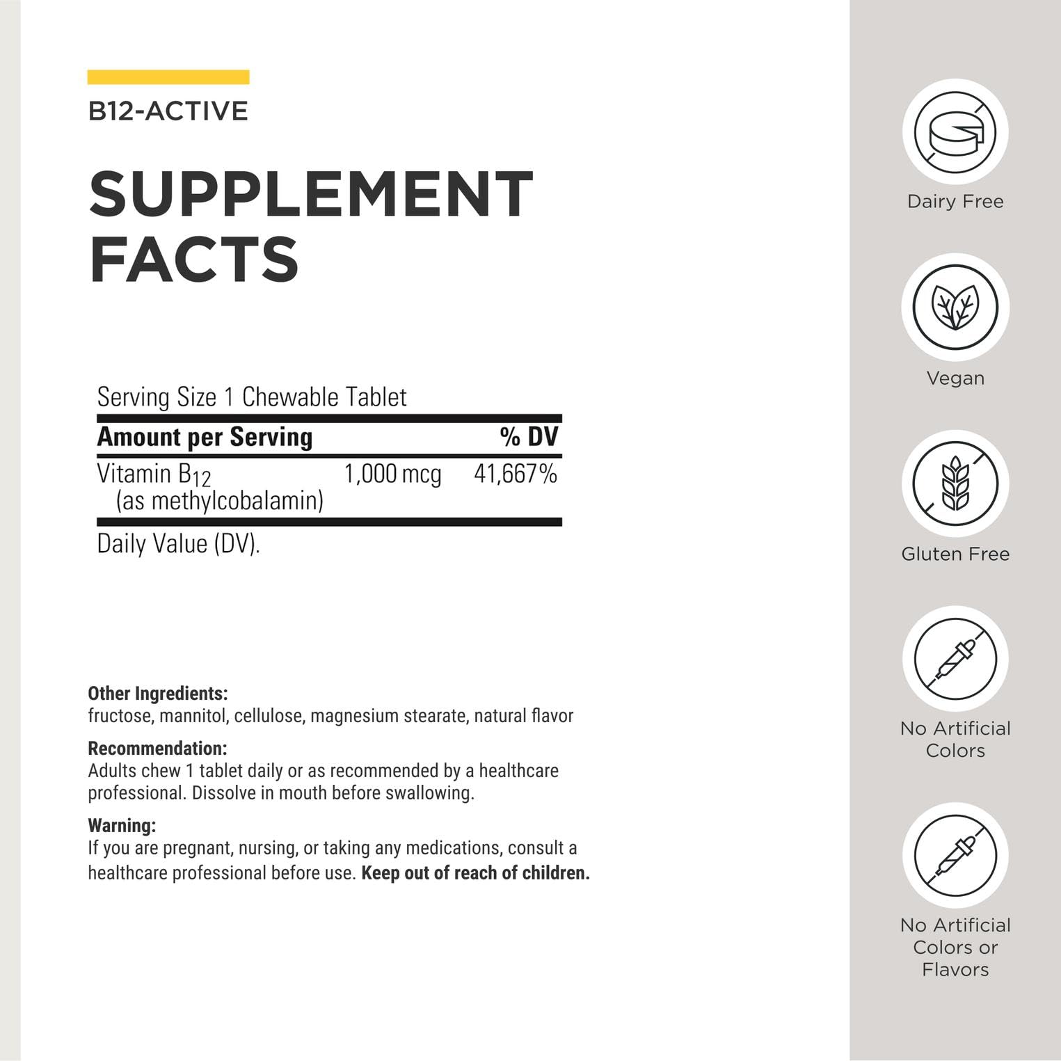 Integrative Therapeutics tabletas masticables cerca para apreciar forma y color