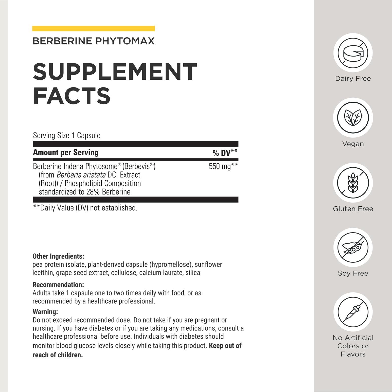 Integrative Therapeutics envase abierto con cápsulas para rutina diaria conveniente