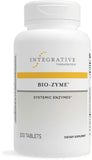 Integrative Therapeutics frasco frontal de Bio-Zyme mostrando etiqueta y beneficios clave