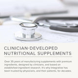 Integrative Therapeutics etiqueta de Bio-Zyme con detalles de ingredientes y dosificación