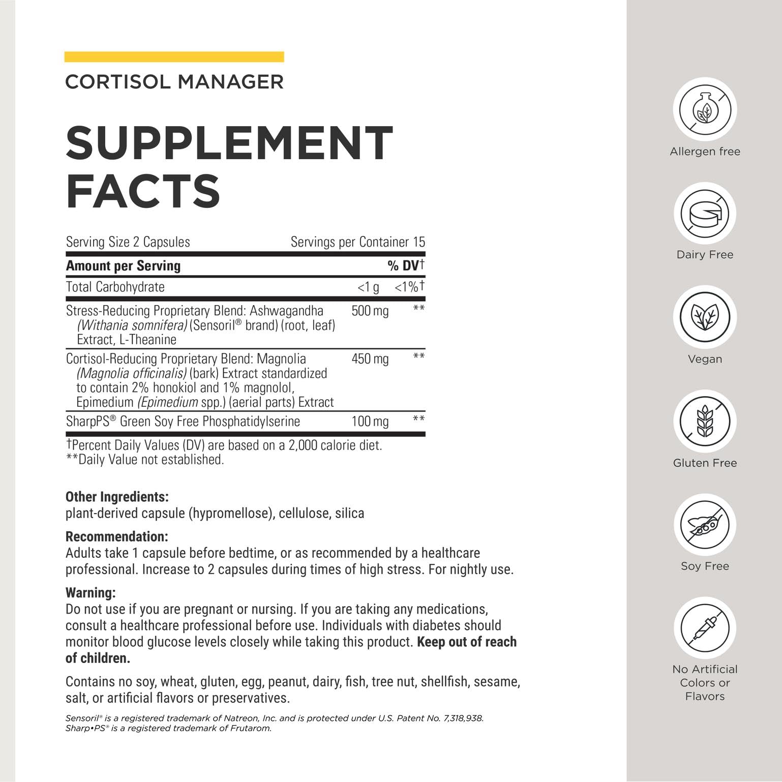 Integrative Therapeutics frasco abierto con cápsulas para integración en rutina diaria