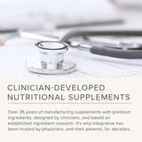Integrative Therapeutics cápsula abierta mostrando perla interior para mayor supervivencia