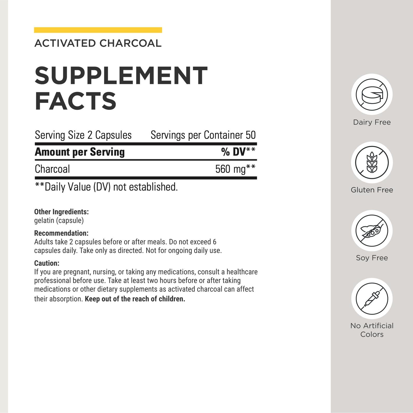 Integrative Therapeutics cápsulas en mano para apreciar la escala y dosificación