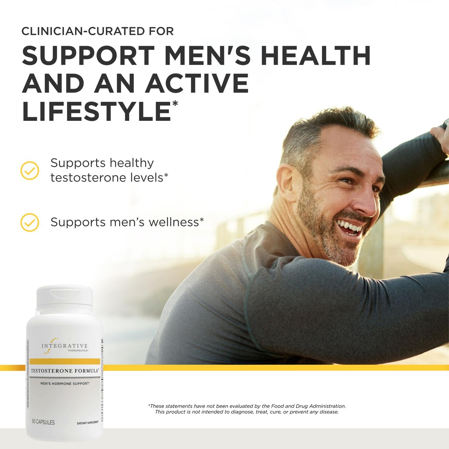 Integrative Therapeutics cápsulas en primer plano, textura y beneficio de absorción cómoda