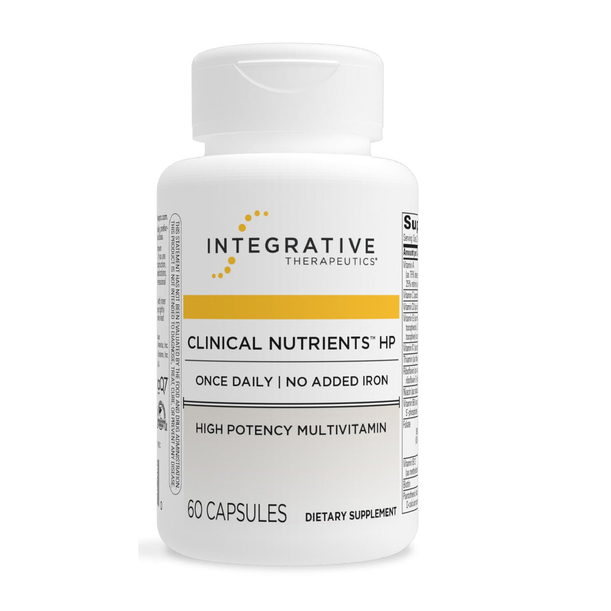 Integrative Therapeutics vista frontal del envase, clarifica contenido y uso