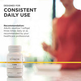 Integrative Therapeutics comparación de tamaño con monedas para referencia de escala