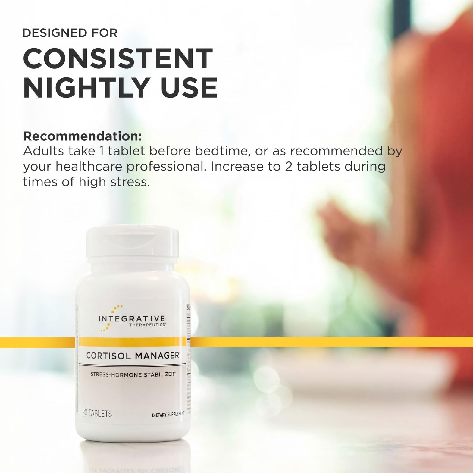Integrative Therapeutics ambiente nocturno relajante para favorecer sueño