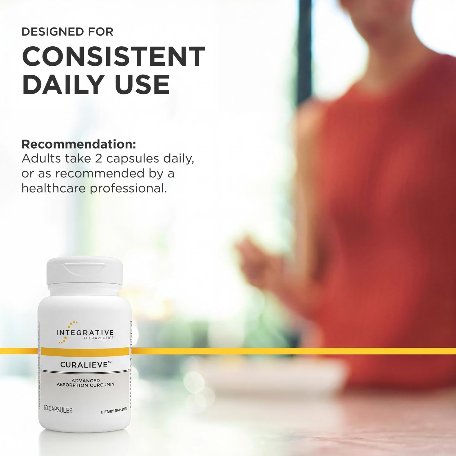 Integrative Therapeutics producto en entorno saludable para inspiración diaria